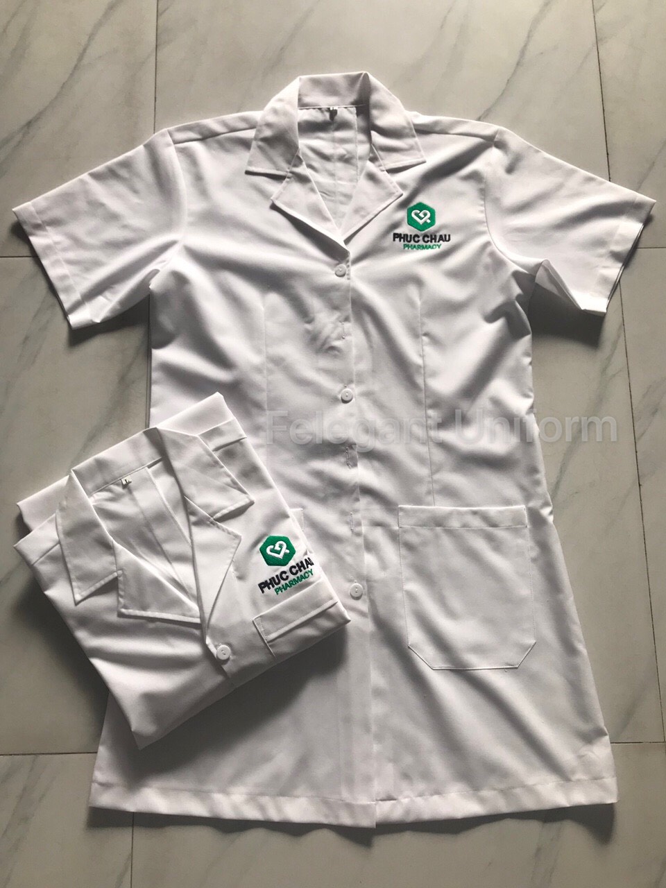 May đồng phục dược sĩ Phúc Châu Pharmacy May đồng phục dược sĩ Phúc Châu Pharmacy