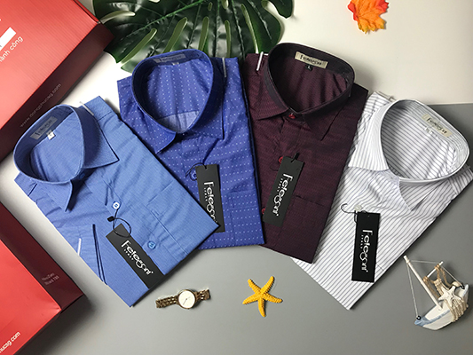 Đồng phục áo sơ nam tay ngắn đường may sắc nét, sang trọng, lịch lãm Đồng phục áo sơ nam tay ngắn đường may sắc nét, sang trọng, lịch lãm