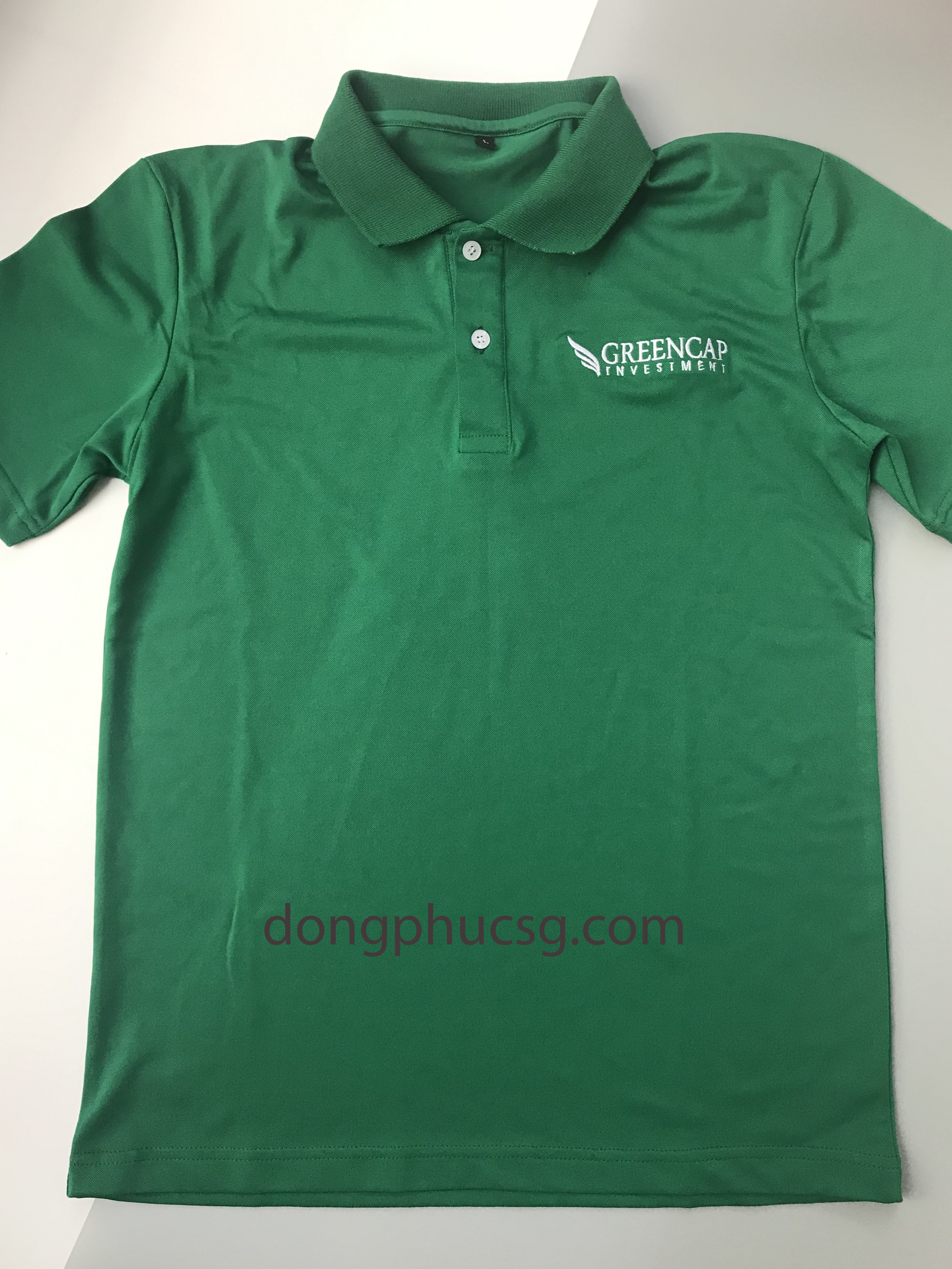 Áo thun cá sấu quảng cáo công ty Greencap Investment Áo thun cá sấu quảng cáo công ty Greencap Investment