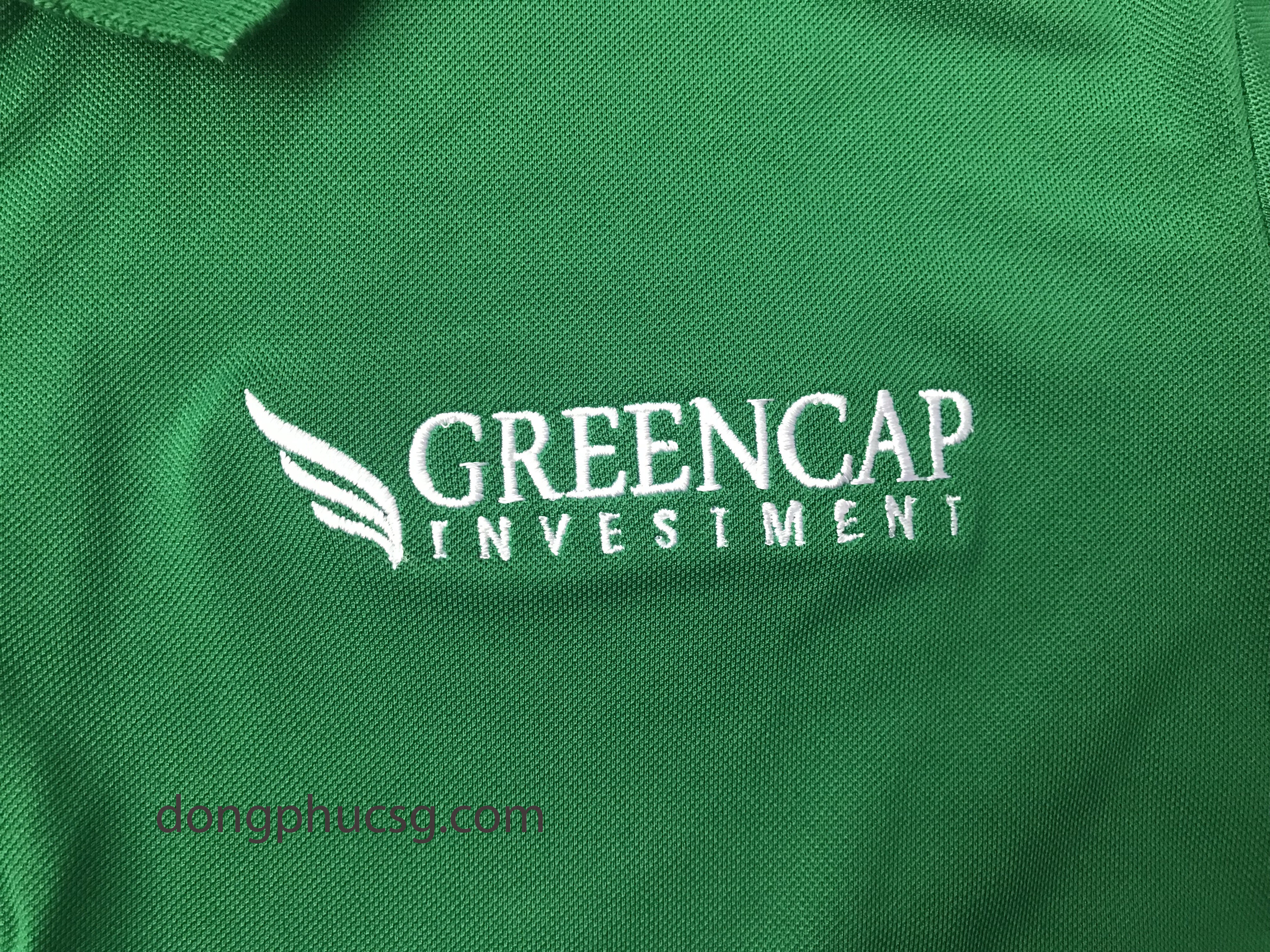 Áo thun cá sấu quảng cáo công ty Greencap Investment Áo thun cá sấu quảng cáo công ty Greencap Investment