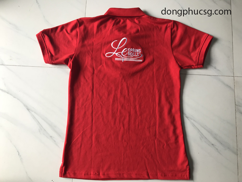 Hình ảnh đồng phục áo thun nhà hàng Lee Spring roll Hình ảnh đồng phục áo thun nhà hàng Lee Spring roll