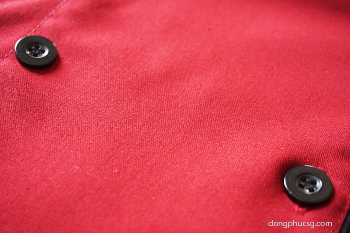 Đồng Phục Áo Bếp Màu Đỏ Đồng Phục Áo Bếp Màu Đỏ