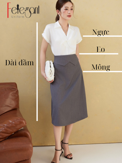Cách đo cơ thể để lấy size đồng phục đầm công sở tại Đồng phục Felegant Cách đo cơ thể để lấy size đồng phục đầm công sở tại Đồng phục Felegant