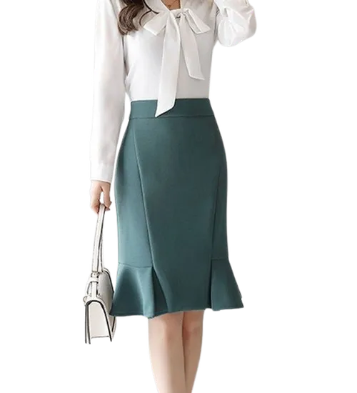 Đồng phục chân váy bút chì đuôi cá
