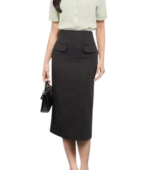 Đồng phục chân váy bút chì dáng dài