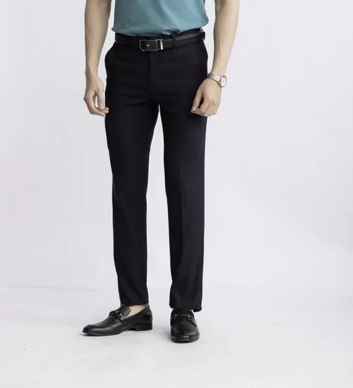 Đồng phục quần tây nam màu nâu không ly 06