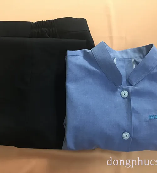 May đồng phục áo quần hộ lý bệnh viện Columbia