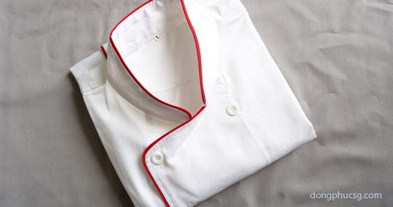Áo đồng phục đầu bếp màu trắng