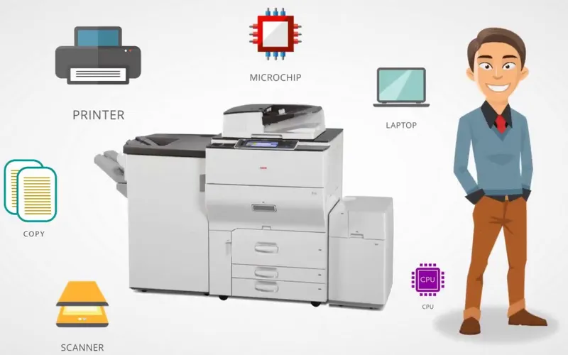 CÁC BƯỚC SCAN TÀI LIỆU MÁY PHOTOCOPY RICOD