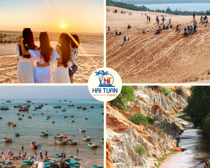 Trải Nghiệm Tour Đồi Cát Trắng Mũi Né Bên Những Chiếc Xe Jeep Sắc Màu