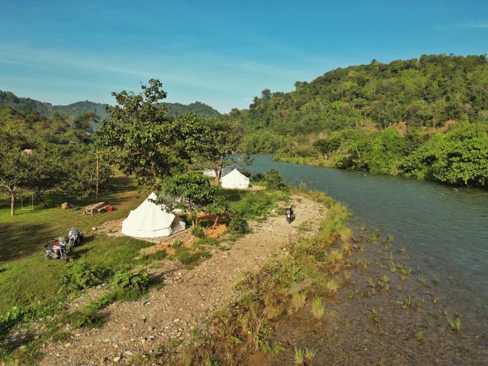 BOO CAMP LA NGÂU KHU CẮM TRẠI BÊN SUỐI ĐỒI RỪNG TÁNH LINH BÌNH THUẬN