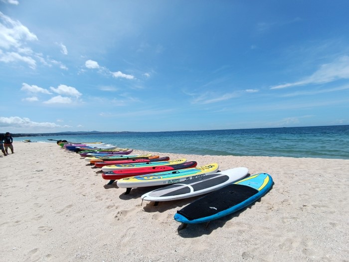 TOUR CHÈO THUYỀN KAYAK VÀ SUP TẠI BÃI BIỂN RESORT MŨI NÉ