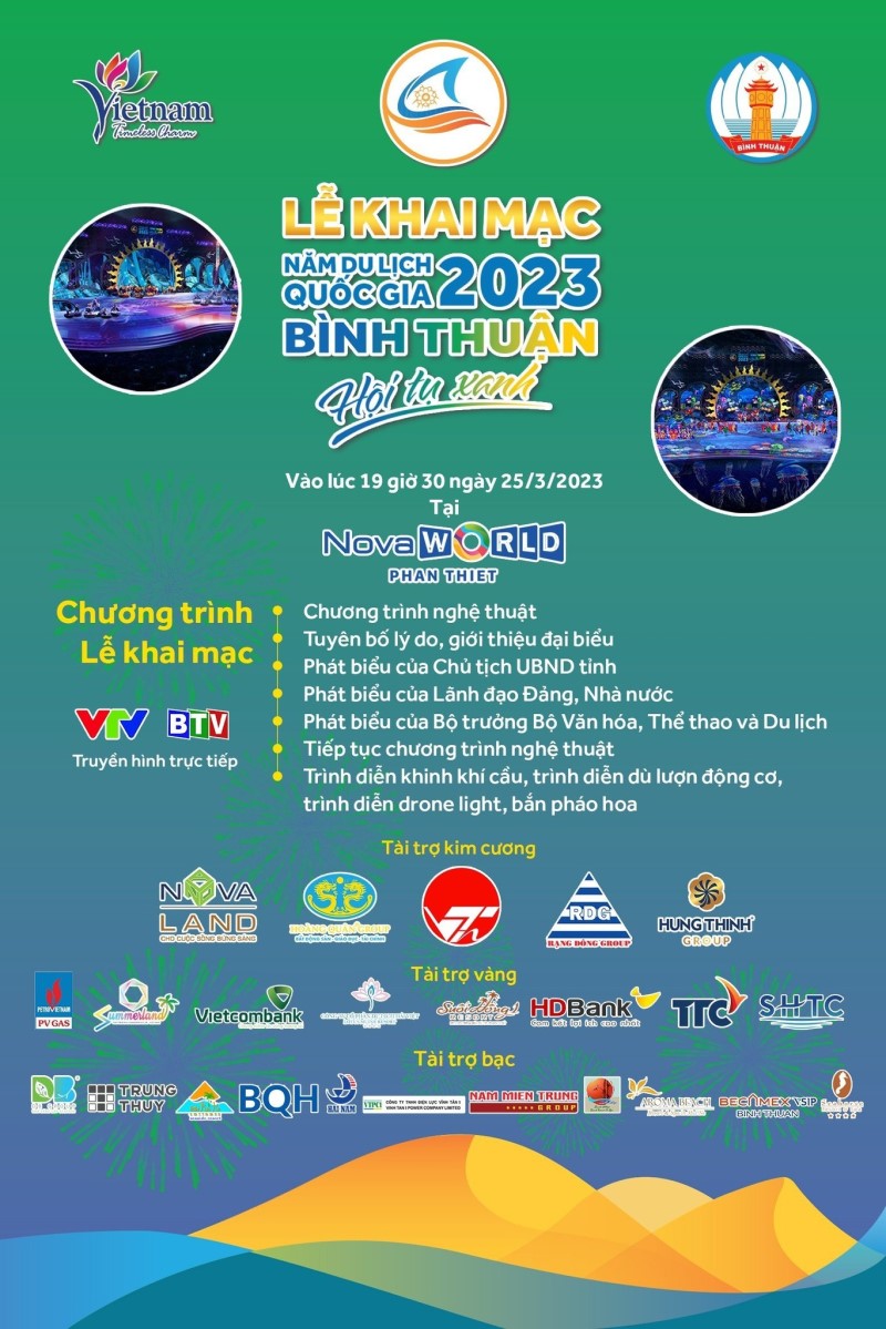 BÌNH THUẬN HỘI TỤ XANH - NĂM DU LỊCH QUỐC GIA 2023 MŨI NÉ PHAN THIẾT