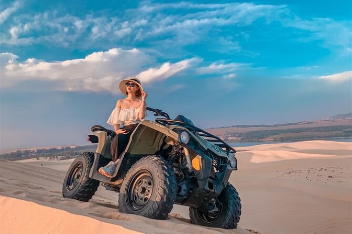 XE ĐỊA HÌNH ATV MŨI NÉ & XE JEEP BÀU TRẮNG CHẠY TRÊN CÁT CỰC HOT