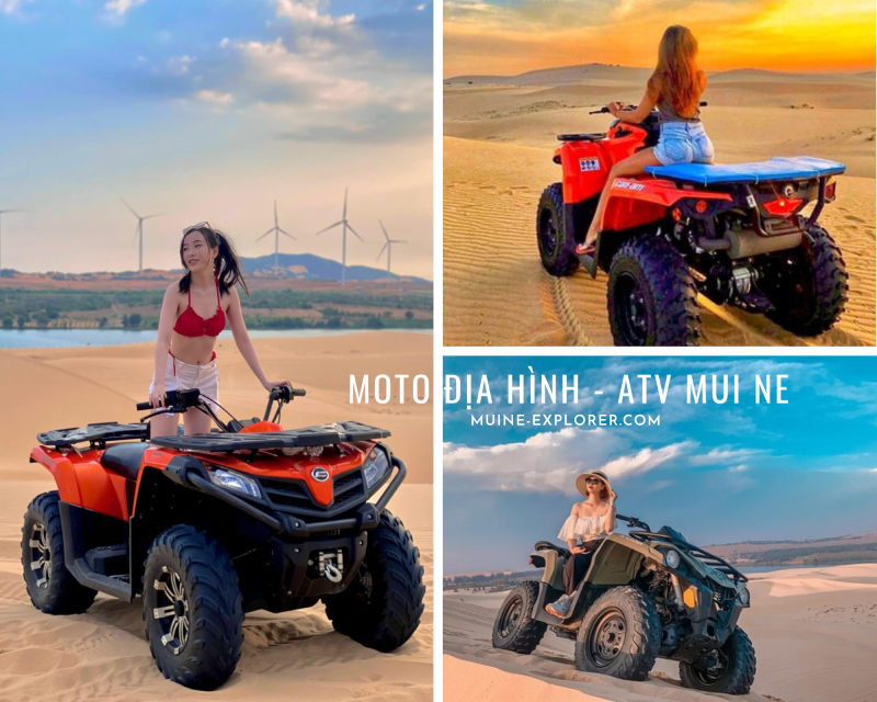 QUAD BIKING MUI NE AT WHITE SAND DUNES, ATV RENTAL MUI NE VIETNAM
