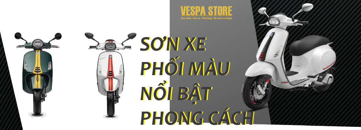 Địa chỉ chuyên đồ chơi phụ tùng phụ kiện trang trí xe Vespa Sprint Lx  Primavera S GTS chính hãng giá rẻ tphcm