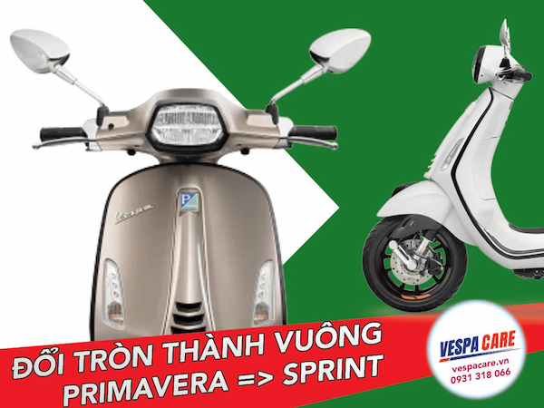 Vespa đầu vuông là gì? Vespa đèn vuông giá bao nhiêu?