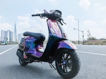 Dán đổi màu xe vespa giá bao nhiêu?
