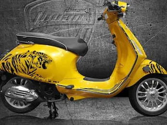 Gợi ý mẫu dán xe vespa đẹp, tem vespa đẹp nghệ thuật