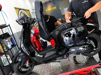 Xe vespa bị sặc xăng phải làm sao?