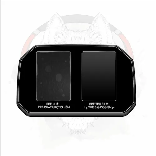 Dán film đồng hồ vario ppf trong suốt chống trầy