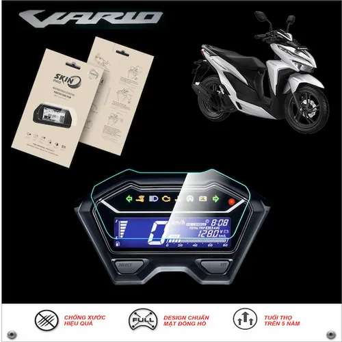 Dán film đồng hồ vario ppf trong suốt chống trầy