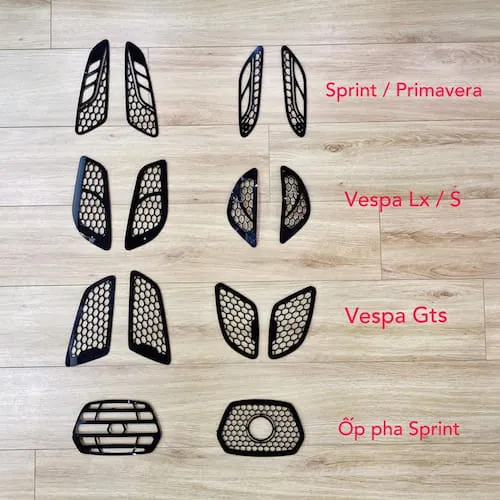 Ốp đèn vespa