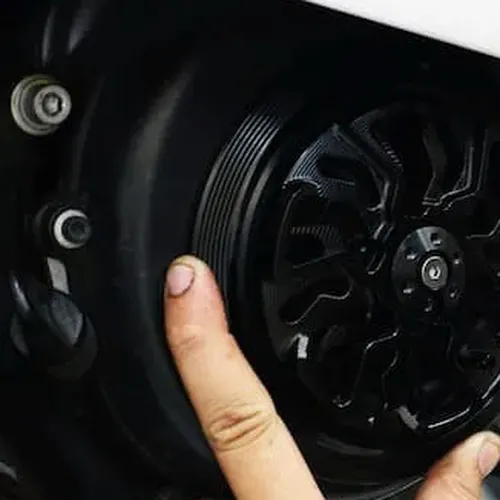 Ốp quạt gió vespa xoay tròn CNC cao cấp 