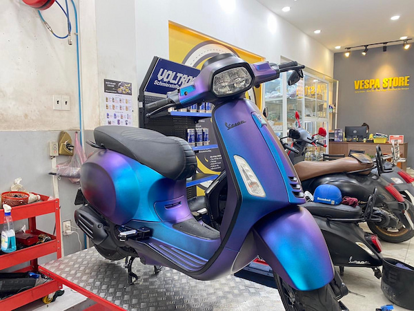 Trùm chuyên độ pô cho xe vespa cổ lx sprint gts primavera giá tốt nhất tphcm