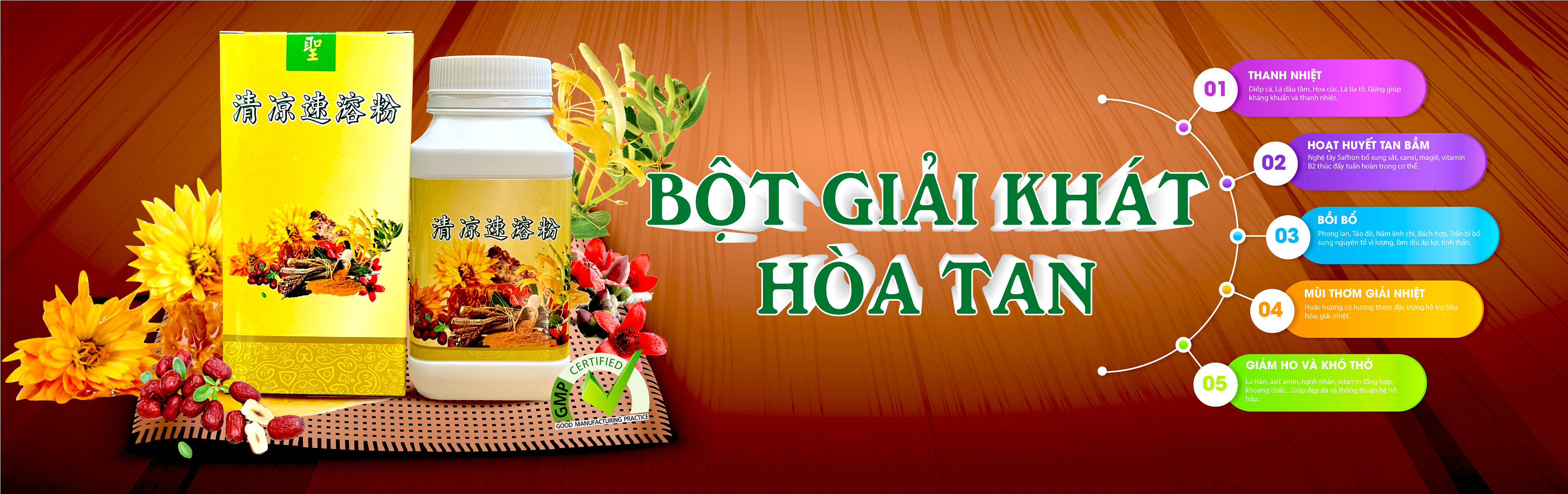 Bột Giải Khát Hòa Tan