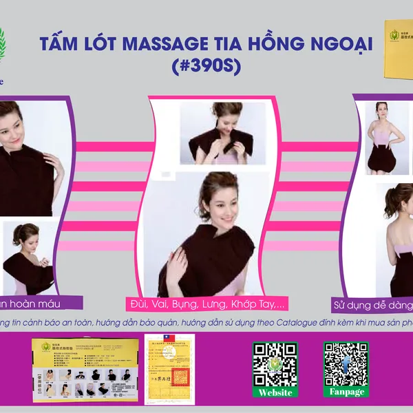 Tấm Lót Massage Tia Hồng Ngoại