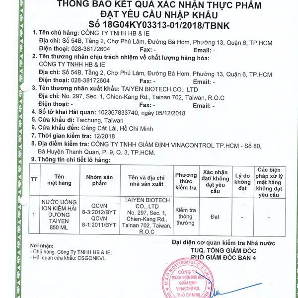 Nước ION kiềm Hải Dương