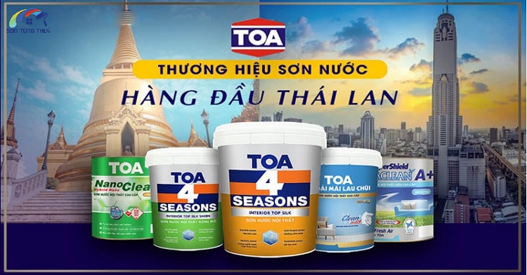 Sơn nước TOA - Thương hiệu số 1 Thái Lan Sơn nước TOA - Thương hiệu số 1 Thái Lan