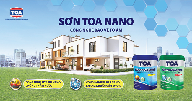 sơn nước nội thất TOA NanoClean sơn nước nội thất TOA NanoClean