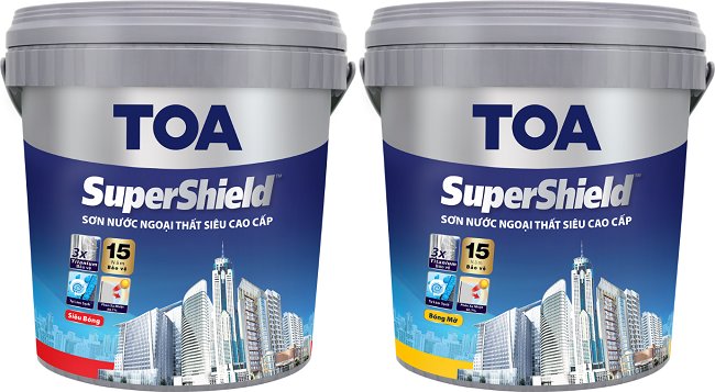 SuperShield & TOA NanoShield – “Sơn ngoại thất bền nhất từ TOA, thách thức mọi thời tiết” SuperShield & TOA NanoShield – “Sơn ngoại thất bền nhất từ TOA, thách thức mọi thời tiết”