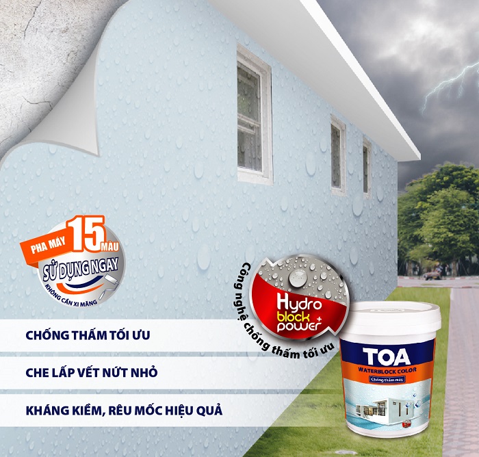 sơn chống thấm TOA sơn chống thấm TOA