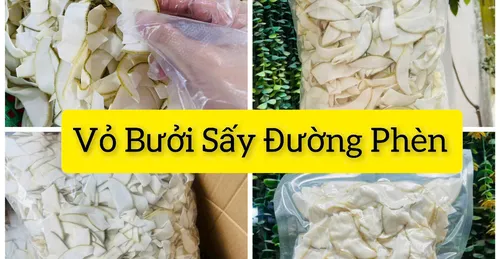 Vỏ Bưởi Sấy Dẻo Đường Phèn: Món Ăn Vặt Thơm Ngon Và Bổ Bưỡng