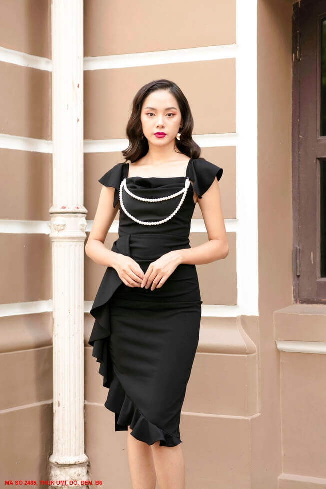 Váy nữ, đầm body đan dây hở lưng chất tổ ong mềm mịn màu đen cá tính mặc đi  học đi làm đi chơi M.Store | Shopee Việt Nam