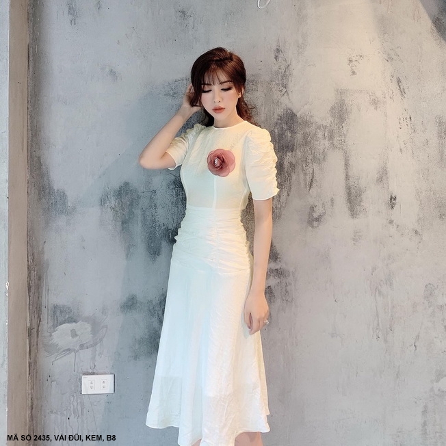 đầm dạ hội trắng đẹp