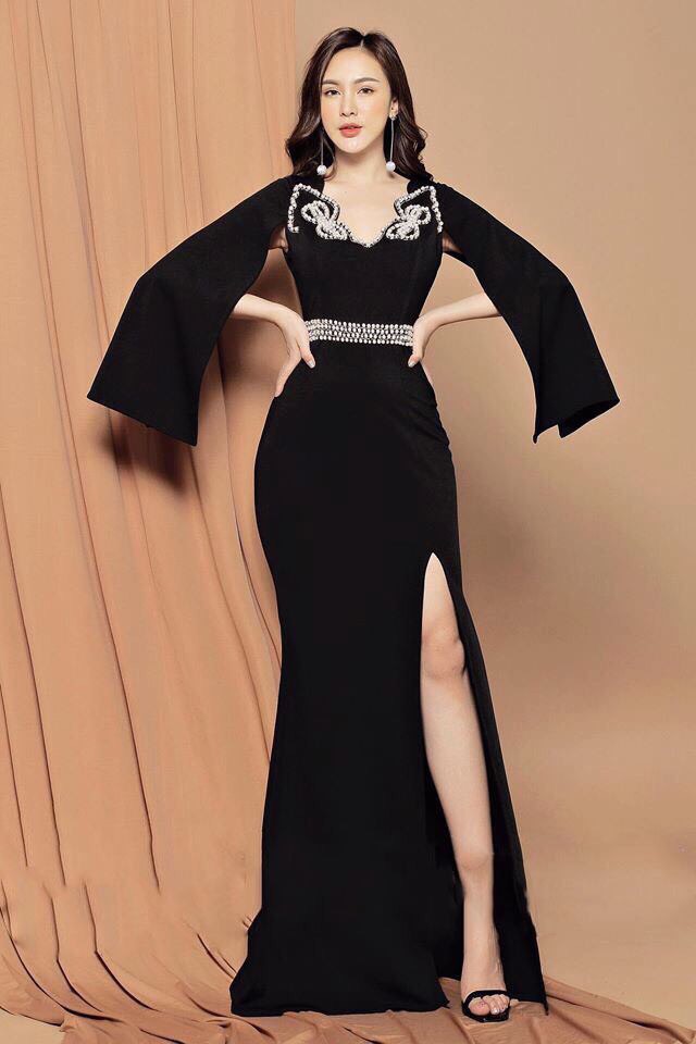 đầm đen dự tiệc đầm đen dự tiệc