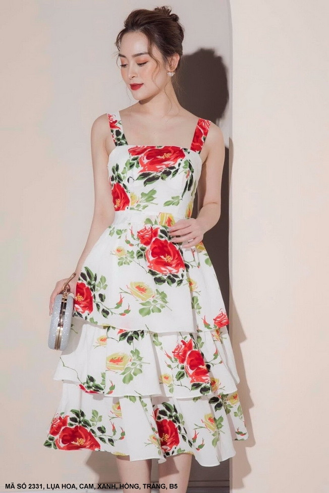 đầm dạ tiệc xòe