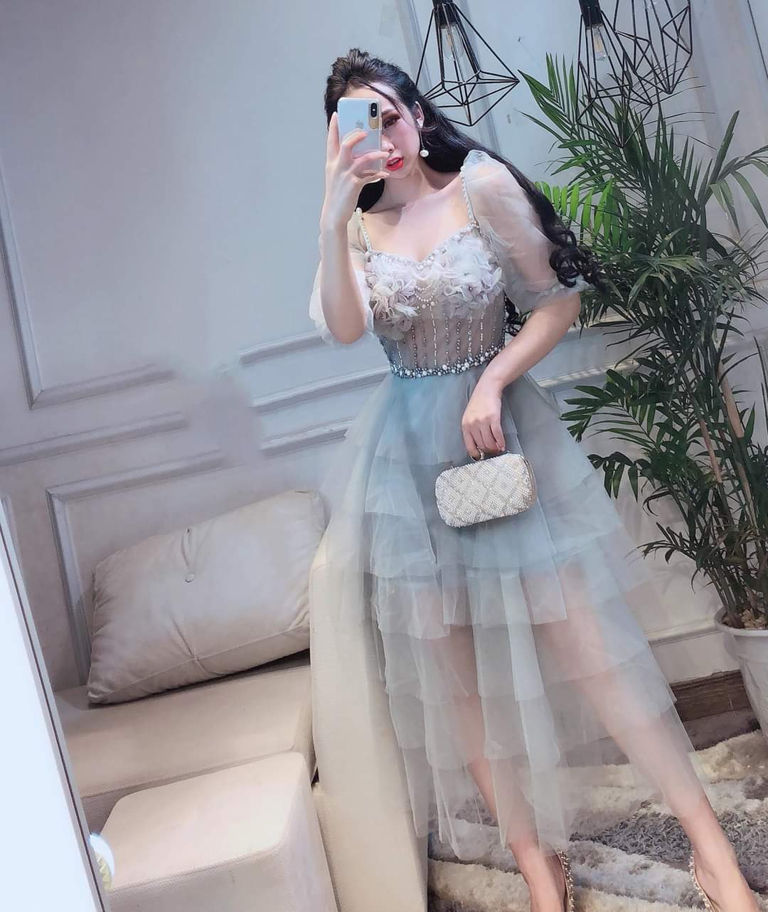 Đầm prom xòe Đầm prom xòe