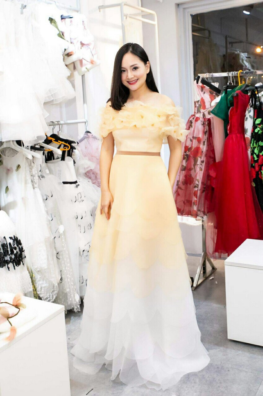 Mẫu đầm dạ hội mới nhất Đầm dự tiệc cao cấp kiểu Hàn Quốc