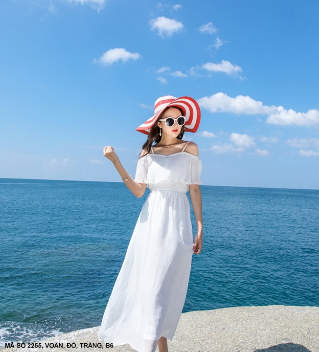 đầm dạ hội trắng đẹp