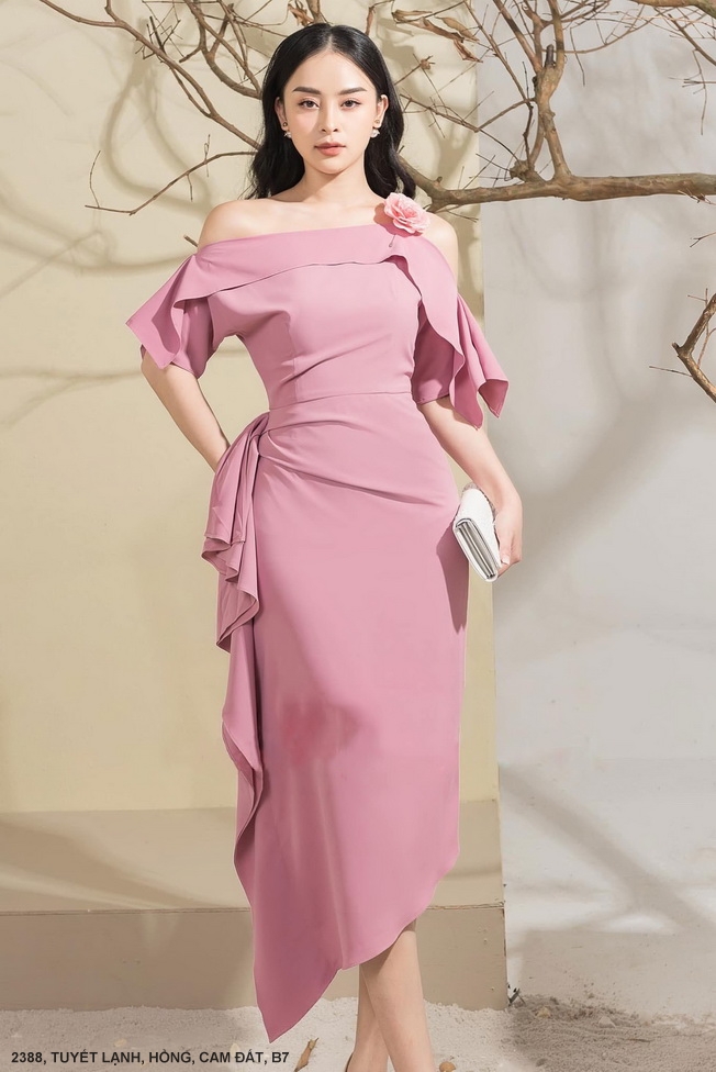 kiểu đầm đi đám cưới