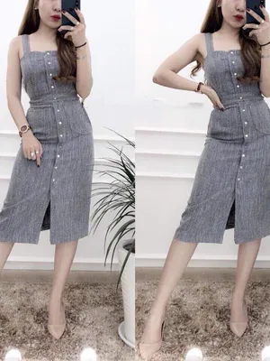 Đầm ngắn dự tiệc hai dây trẻ trung quyến rũ