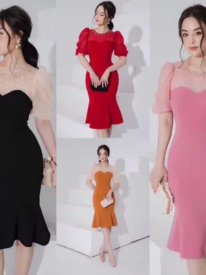 Đầm body đuôi cá trẻ trung