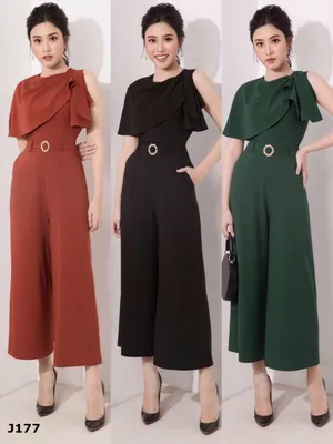 Jumpsuit lửng xẻ tay đẹp quý phái