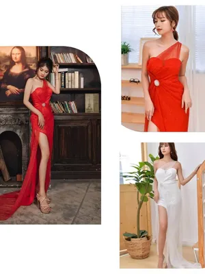 Đầm dạ hội kim tuyến thiết kế trẻ trung sexy