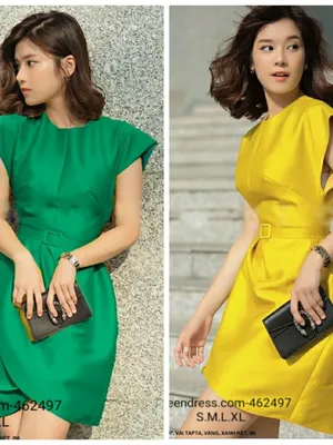Đầm dơi váy đắp chéo sành điệu trẻ trung